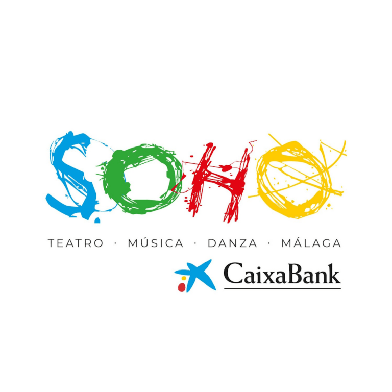 Logotipo del Teatro del Soho CaixaBank, empresa patrocinada por Grupo OAM Plus
